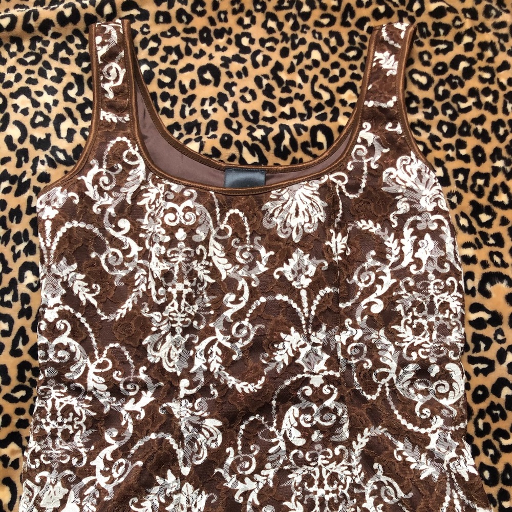 Y2K brown top